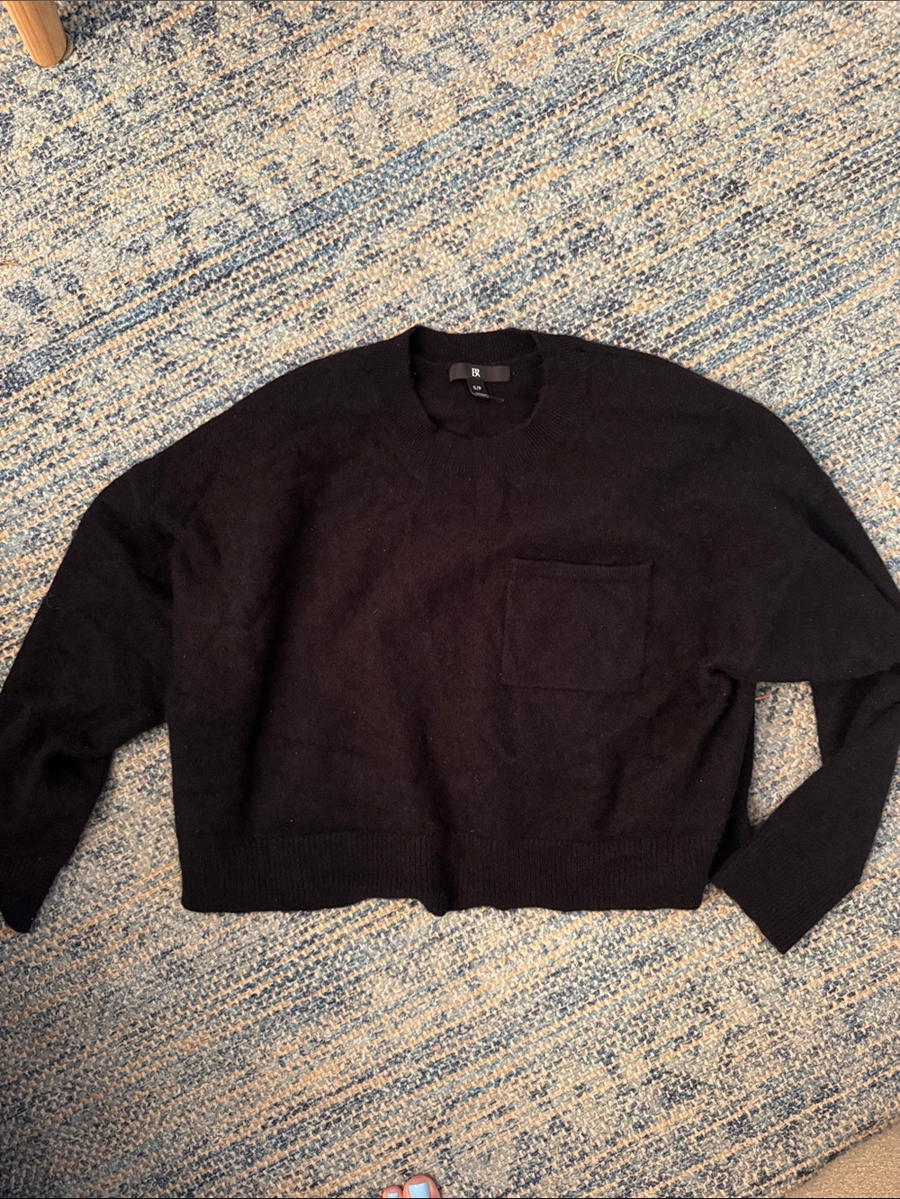 Cashmere Women’s Black Crewneck Sweater - banana republic